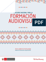 Concurso Nacional de Formacion Audiovisual