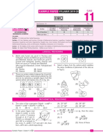 Sample Paper Syllabus 2019-20: Class