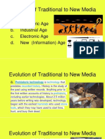 Evolution of Traditional to New Media