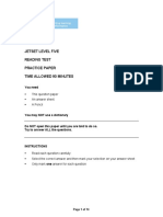 Jetset Level 5 Practice Readingv2 PDF