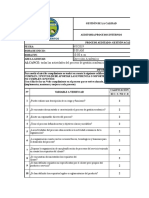 Check List Auditoria Interna