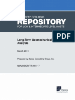 4.1.8 Long Term Geomechanical Stability Analysis