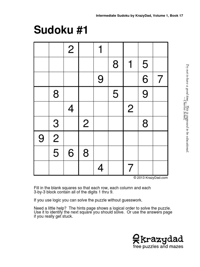 Kd Sudoku Im 8 V20 Pdf Logic Puzzles Logic