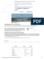 International Airport Codes IATA 3-Letter Code For Airports - Nations Online Project