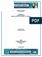 Evidencia 3 Análisis de Caso Generalidades de La Oferta y La Demanda