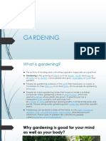 Importance of Gardening