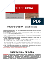 1.2 Inicio de Obra