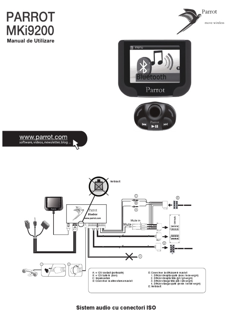 Manual Parrot MKi9200 | PDF