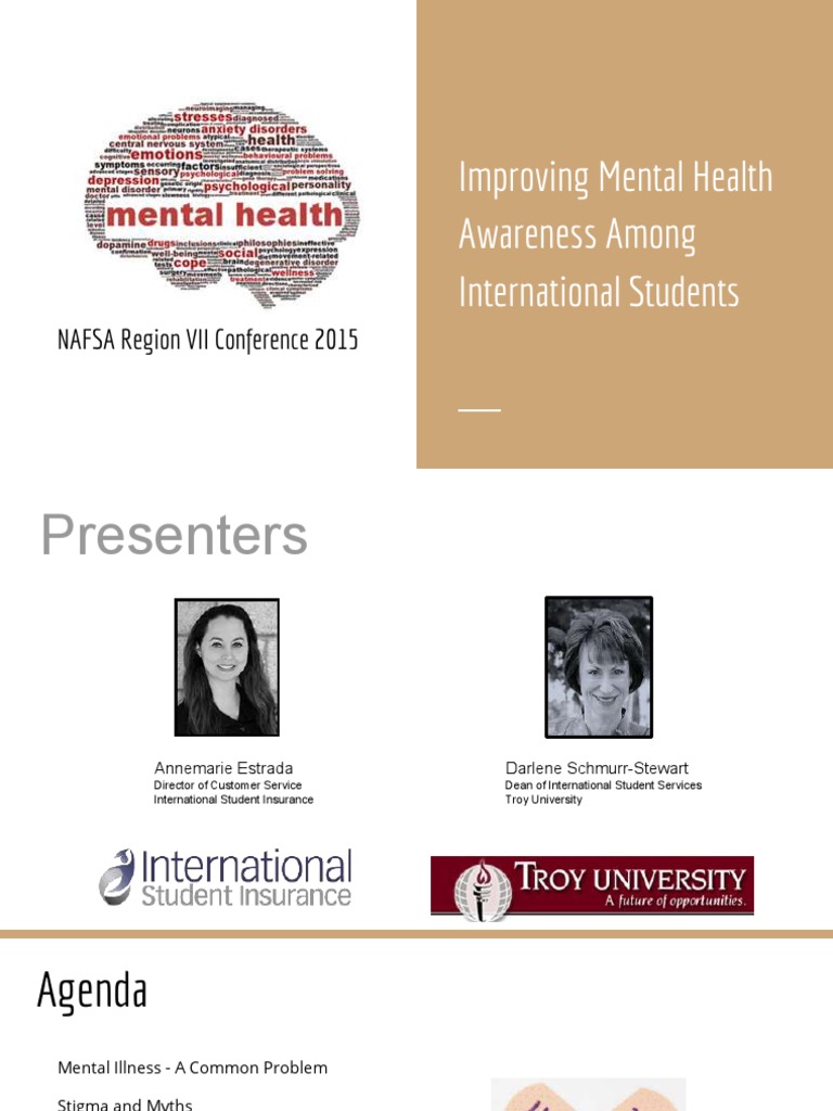 Improving Mental Health Awareness Among International Students | PDF ...