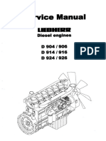 Liebherr Diesel Engines Service Manual 904-926 PDF