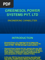 Greenesol Power Systems Pvt. LTD: Engineering Capabilities