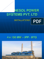 Greenesol Power Systems Pvt. LTD: Installations