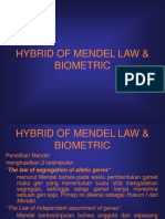 Hybrid of Mendel Law & Biometric