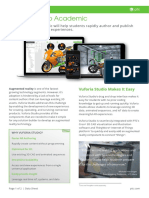 Vuforia Studio Academic Data Sheet