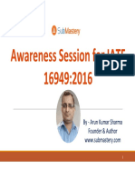 Awareness Session For IATF16949-2016