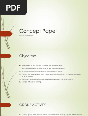 Concept Paper