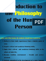 Introduction to Philosophy of the Human Person