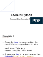 Esercizi Python 0