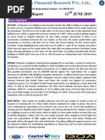 CapitalStars MCX Report 13 June 2019