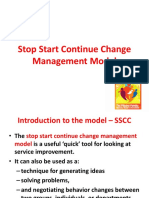 Stop Start Continue Change Management Model