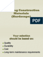 Choosing Construction Materials (Hardscape)