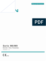 Edan M8, M9 Patient Monitor - User Manual (Es)