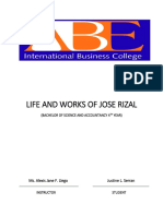 Life and Works of Jose Rizal Ilp