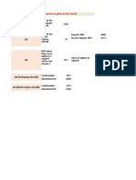 (Questions Answered As Given in The Sheet) : NPV Calculation