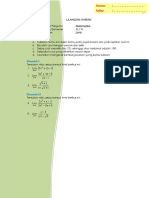 Soal Ulangan Harian Limit