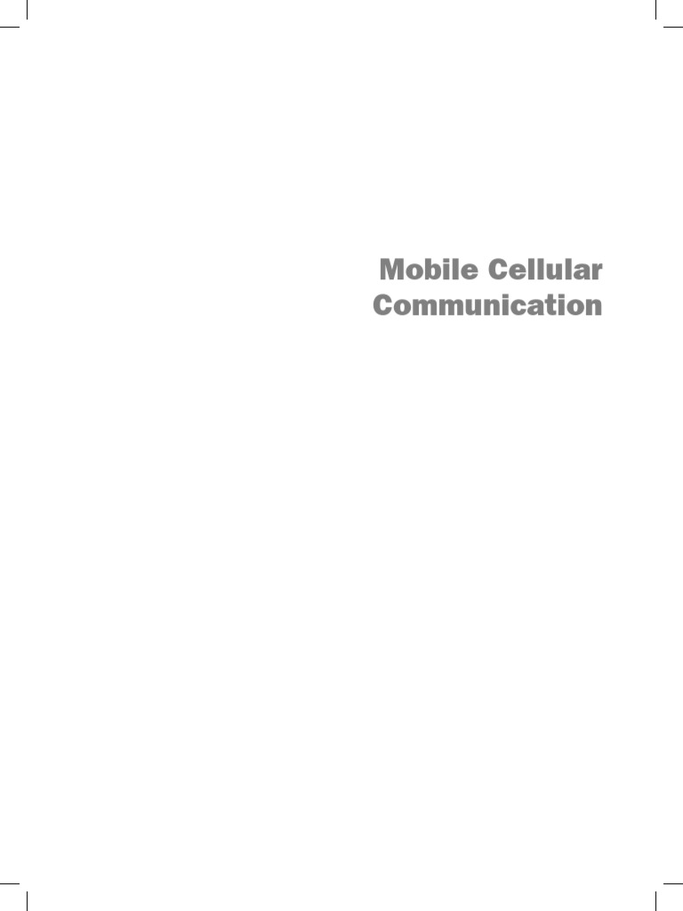 Cellular Mob PDF | PDF | Cellular Network | Channel Access Method