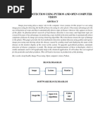 Leaf Health Detection Using Python and Open Computer Vision 