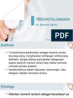 Slide Trikotilomania Dr Syahrial SpKJ