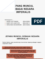 Jepang Muncul Sebagai Negara Imperialis