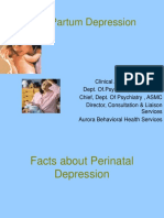 Postpartum Depression Screening and Treatment