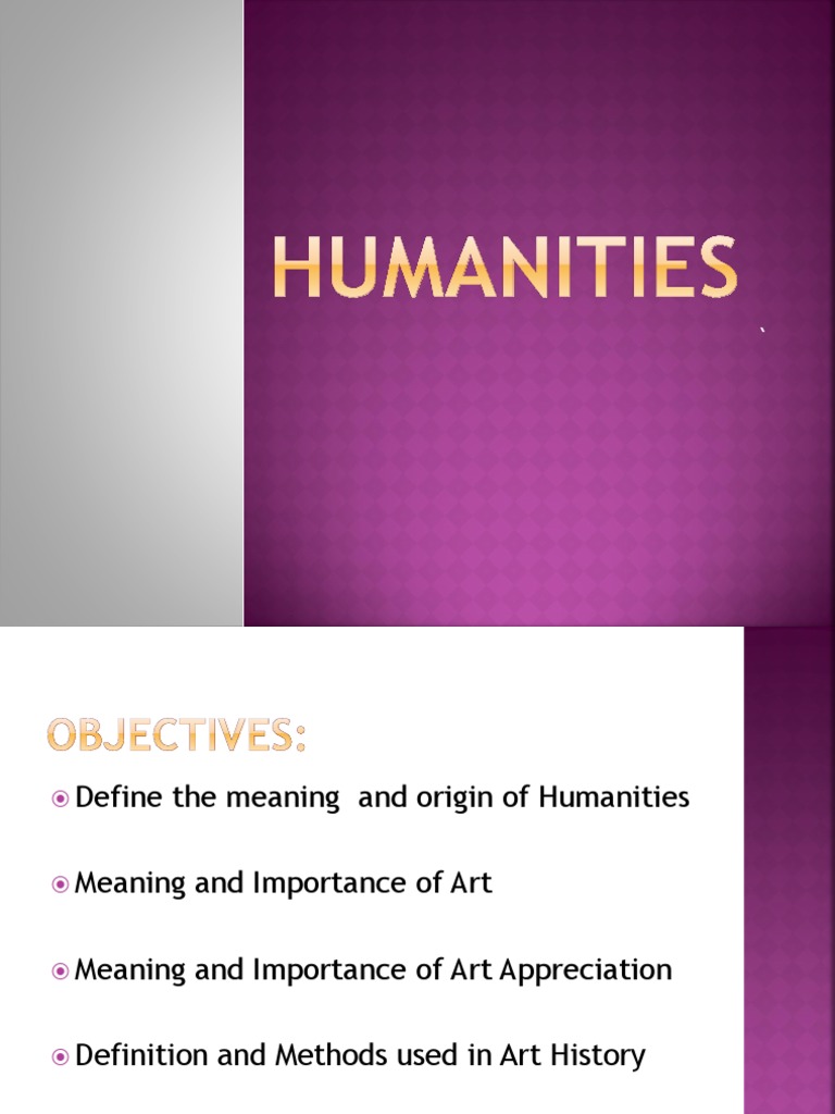 Humanities PDF Humanities Art History