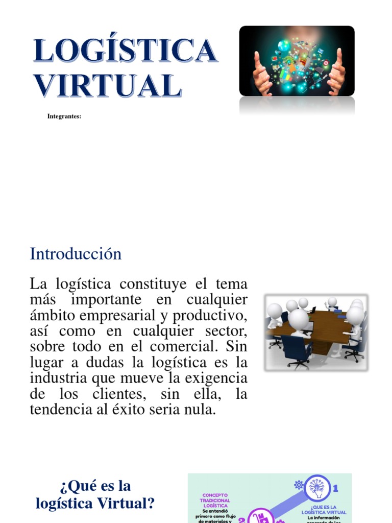 Logistica Virtual - Presentación | PDF | Logística | Comercio electrónico