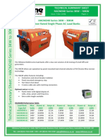 Hacm240 Series 3Kw - 30Kw Indoor Rated Single Phase AC Load Banks