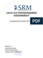 Java Gui Programming Assignment