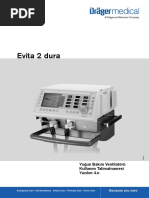 Drager Evita 2 Dura DR Ger Service Manual in Turkish