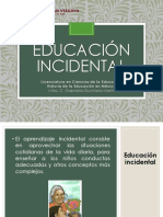 Educación Incidental