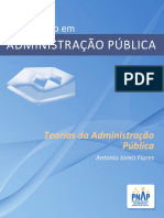 PNAP - Bacharelado - Teorias Da Administracao Publica