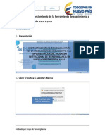 Instructivo. Diligenciamiento de La Herramienta Explicación Paso A Paso