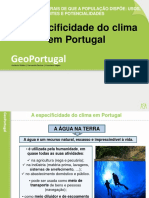A Especificidade Do Clima em Portugal