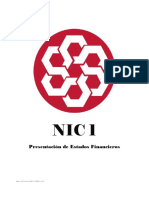 NIC1 Presentación de Estados Financieros