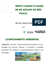 Licenciamento Ambiental Ligado A Fauna No Estado de SP