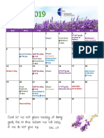 VCS May 2019 Calendar