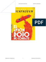 El Avion Rojo de Combate - Manfred Von Richthofen