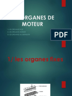 1/ Les Organes Fixes 2/ Les Organes Mobiles 3/ Les Organes de Distributin