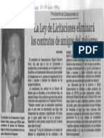 Edgard Romero Nava - La Ley de Licitaciones Eliminara Los Contratos de Amigos Del Gobierno - Panorama 01.07.1990