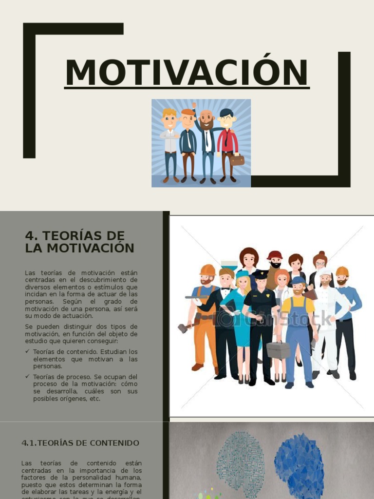 Teorias de Motivacion | PDF | Motivación | Motivacional